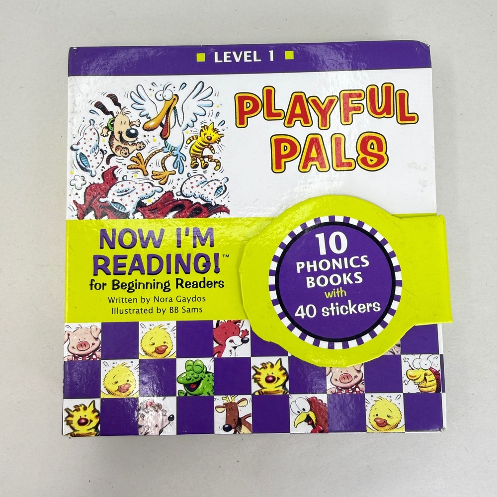 Now Im Reading Playful Pals Level 1 Phonics 10 Books Nora Gaydos